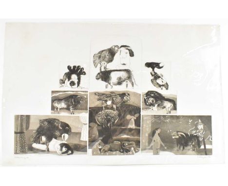 LAXMA GOUD (born 1940); a signed limited edition artist's proof zinc etching, signed in pencil lower right and dated 1972, nu