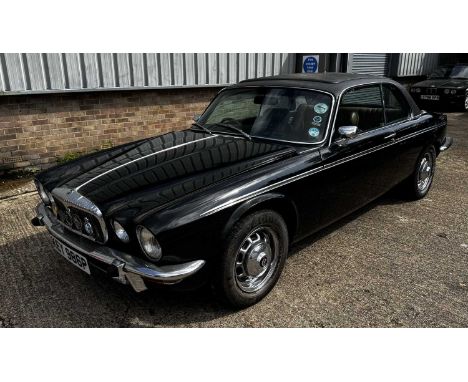 DAIMLER; a 1975 XJ Sovereign coupé 4.2ltr engine and automatic gearbox, 4,840miles, registration KEY 986P, untaxed, last MOT 