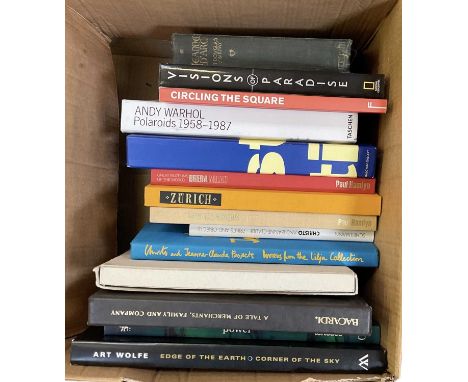 Eleven art and reference books including 'Ouzo A Distillation of Images, 'Edge of the Earth, Corner of the Sky', 'Power', 'Gr