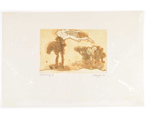 LAXMA GOUD (born 1940); a signed limited edition artist's proof zinc etching, signed in pencil lower right and dated 1972, nu