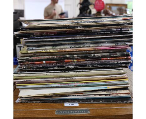 Various Vintage vinyl LPs and records, including Queen etc (boxful) 