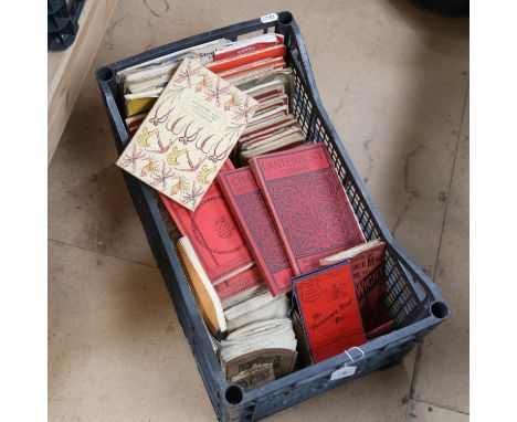 A boxful of Vintage travel guides, maps and books 