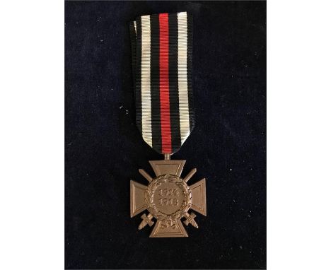 Original German WW1 1914 - 1918 Hindenburg Cross of Honour Issue to Members of the Imperial Army and Navy who Engaged the Ene