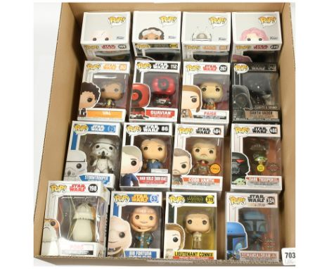Funko Pop! Star Wars vinyl figure bobble heads x seventeen includes Supreme Leader Snoke #199, Jannah #315, Enfys Nest #247, 