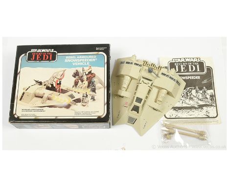 Palitoy Star Wars vintage Return of the Jedi Snowspeeder, Good Plus complete, within Good opened box, includes instructions.
