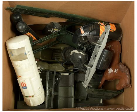 Quantity of Vintage Action Man vehicles, Fair. (qty)
