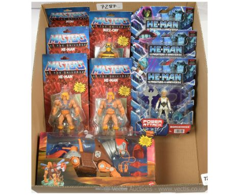 Quantity of Mattel Masters of the Universe and He-Man and The Masters of the Universe Power Attack figures x nine includes St