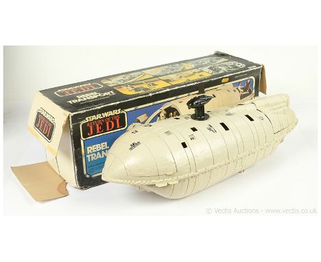Palitoy Star Wars vintage Return of the Jedi Rebel Transport, Excellent complete, within Fair (torn) opened box, includes ins