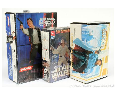 AMT ERTL Star Wars Luke Skywalker Collector Edition vinyl model kit, within Good Plus to Excellent sealed packaging. Screamin
