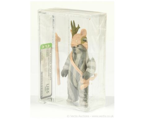 Kenner Star Wars vintage Teebo 3 3/4" figure, AFA graded U85 NM+.