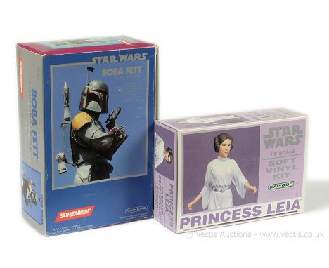 Kaiyodo Screamin' Star Wars Boba Fett 1/6 scale vinyl model figure kit, Unused, sealed inside, within Good opened packaging. 