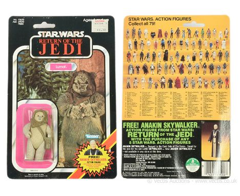 Kenner vintage Star Wars Return of the Jedi Lumat 3 3/4" figure, Mint, within Excellent bubble, upon Good Plus to Excellent (