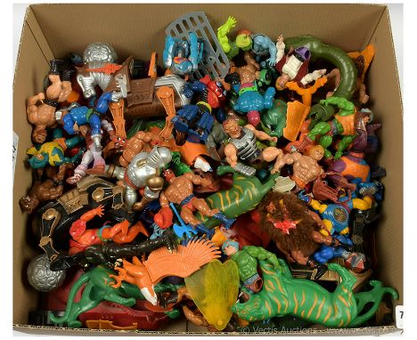 Large quantity of Mattel Masters of the Universe vintage figures, vehicles and accessories, generally Fair to Good. (qty)