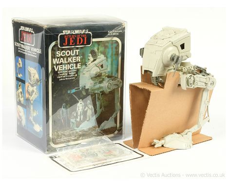 Palitoy Star Wars vintage Return of the Jedi Scout Walker, Near Mint Unused complete, within Good opened box, includes Unused
