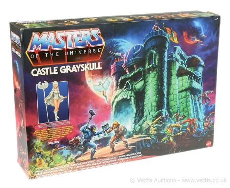 Mattel Re-issue Masters of the Universe Castle Greyskull, Mint, UNUSED, within Good Plus to Excellent opened box.