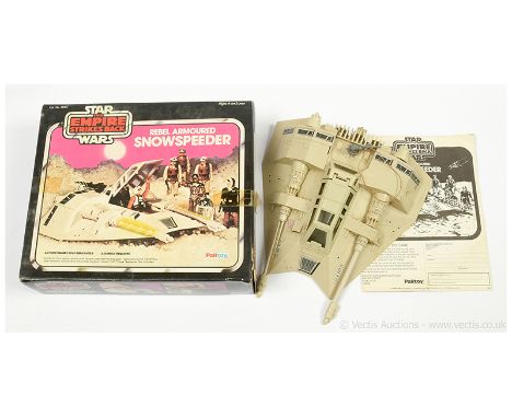 Palitoy Star Wars vintage The Empire Strikes Back Snowspeeder, Fair to Good (discoloured) complete, within Good Plus opened b