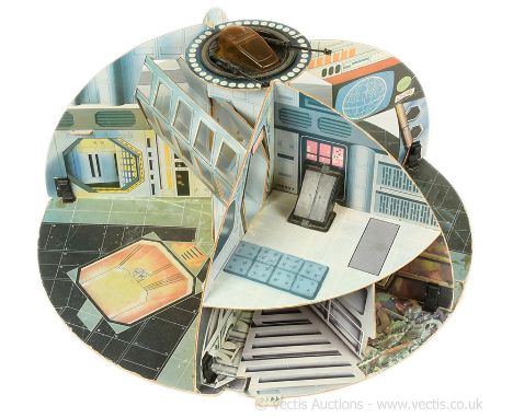 Toltoys Australian Star Wars vintage Death Star Card Board Play-set, Good (some water damage to base) complete.