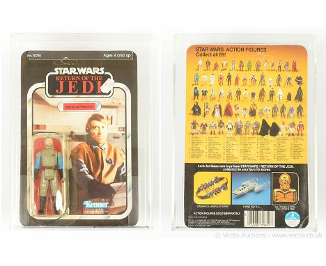 Kenner vintage Star Wars Return of the Jedi General Madine 3 3/4" graded figure UKG Y75% card 75% bubble 75% figure 85%, upon