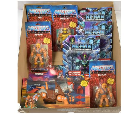 Quantity of Mattel Masters of the Universe and He-Man and The Masters of the Universe Power Attack figures x eight includes S