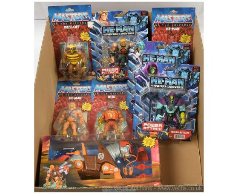 Quantity of Mattel Masters of the Universe and He-Man and The Masters of the Universe Power Attack figures x eight includes S