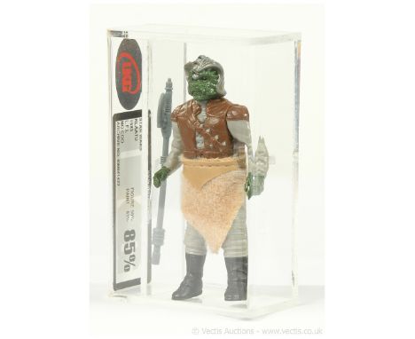 Kenner Star Wars vintage Klaatu 3 3/4" figure, UKG graded 85%, figure 90 paint 85.