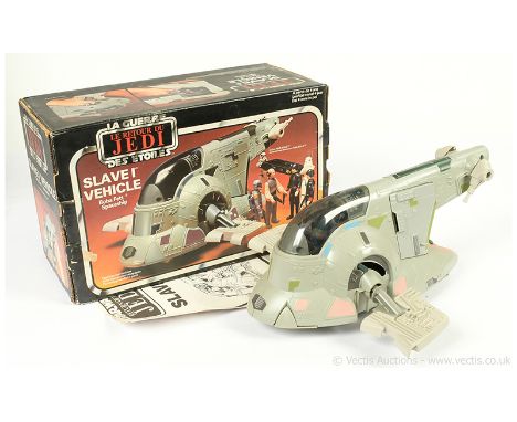 Palitoy Star Wars vintage Return of the Jedi Slave 1, Good complete, within Good opened box, includes instructions and used s