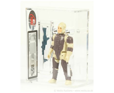 Kenner Star Wars vintage Dengar 3 3/4" figure, UKG graded 85%, figure 85 paint 85.