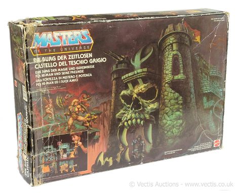 Mattel vintage Masters of the Universe Castle Grayskull, Good Plus Complete, within Fair opened box.