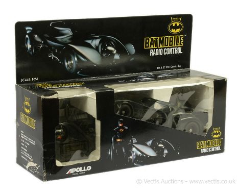 Apollo Batman Returns 1/24 scale Radio Control Batmobile, Excellent to Excellent Plus, within Fair Plus opened packaging, inc