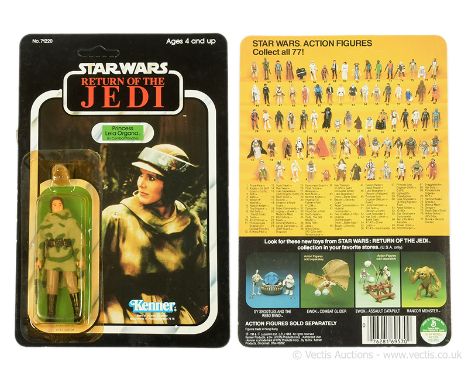 Kenner vintage Star Wars Return of the Jedi Princess Leia Organa (In Combat Poncho) 3 3/4" figure, Mint, within Excellent (ye