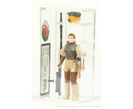 Kenner Star Wars vintage Princess Leia Boushh 3 3/4" figure, UKG graded 85%, figure 90 paint 85.