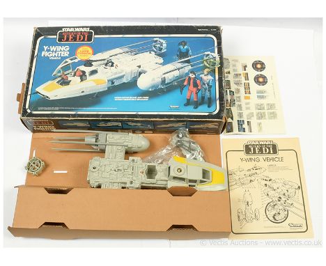 Kenner Star Wars vintage Return of the Jedi Y-Wing Fighter, Near Mint Unused complete, within Good opened box, includes Unuse