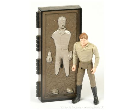 Kenner Star Wars vintage Han Solo Carbonite 3 3/4" figure, Good Plus complete.