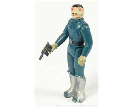 Kenner Star Wars vintage Blue Snaggletooth 3 3/4" figure, Good complete.