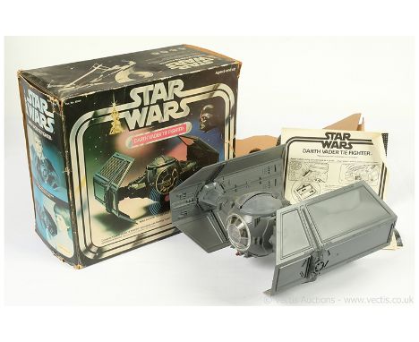 Palitoy Star Wars vintage Darth Vader TIE Fighter, Near Mint UNUSED complete, within Fair opened box, includes instructions, 