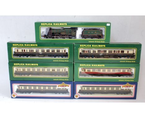 A Replica Railways Ref. No. 11153 modified Hall class engine and tender No. 6998 'Burton Agnes Hall' (as preserved) and sold 