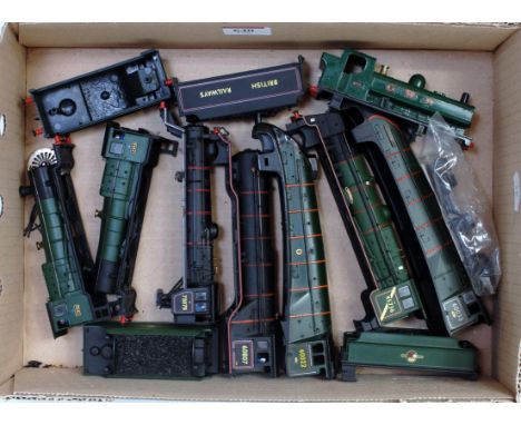 A quantity of mainly new Hornby etc engine and tender bodies (G-NM)