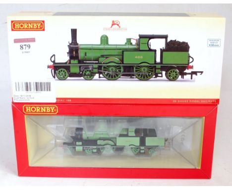 Hornby R3335 Adams radial class 4-4-2 tank engine, LSWR lined lime green livery No. 488 as preserved, DCC ready, with instruc
