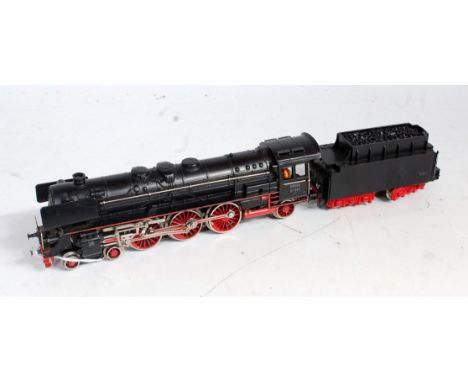 A Marklin H0 Ref. No. F800 DB black 4-6-2 engine and tender in 1960s red/buff card box (G-BG)