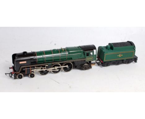 A Hornby 4-6-2 engine and tender 'Britannia' 70000, BR green (G)