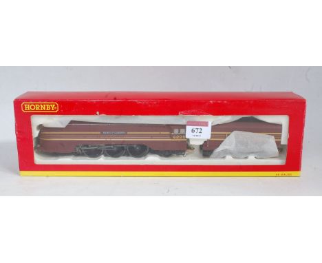 A Hornby R2179 LMS maroon streamlined Coronation class engine and tender No. 6225 'Duchess of Gloucester', with instructions 