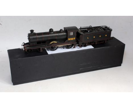 LNER 9307 D34 "Glen Nevis" 4-4-0 loco and tender, finescale, 3-rail 12v DC skate pick-up on permanently coupled tender, black