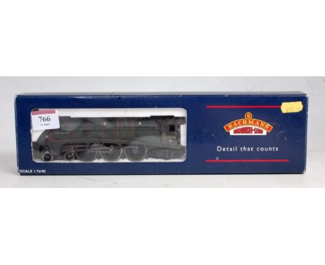 A Bachmann 31-960A BR lined green class A4 engine and tender, factory weathered no. 60015 "Quicksilver" (G-BG)