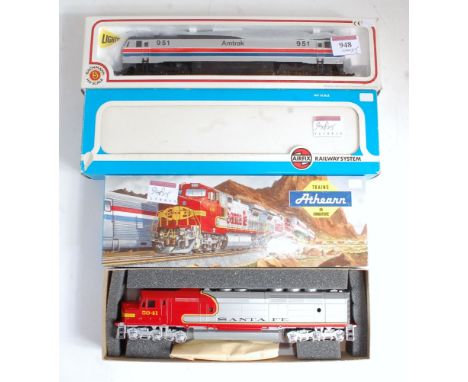 Collection of American outline H0 locomotives, etc, Bachmann, Amtrak E60CP, Proto 2000 series BL2 locomotive Bangor and Alsto