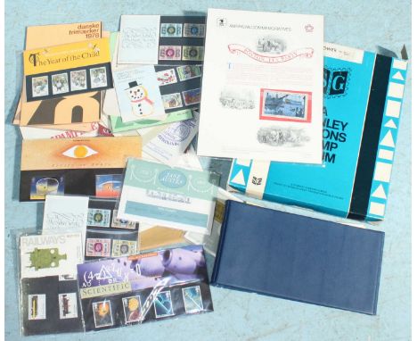 A small quantity of first day covers, special mint stamps and a quantity of mounted, used world stamps, together with a selec