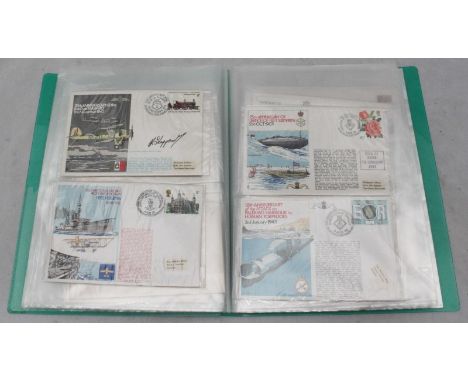 A collection of over 50 Royal Navy/ Fleet Air Arm 'First Day Covers' some signed