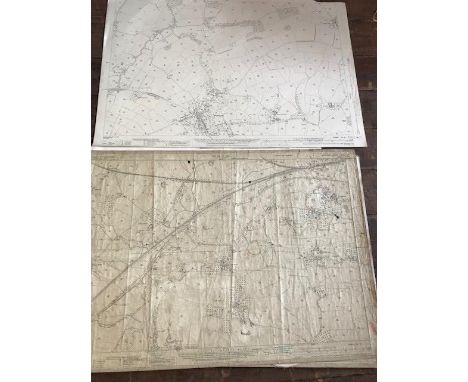 THIRTY 1:2500 ORDNANCE SURVEY MAPS featuring Bishops Hull, Nynehead, Howley, Raddington, Langford Budville, West Crewkerne, C