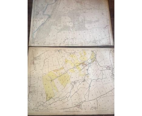 THIRTY 1:2500 ORDNANCE SURVEY MAPS featuring Clyst St Lawrence, Wolverstone, Hele, Sampford Peverell, Clyst Hydon, Stoodleigh