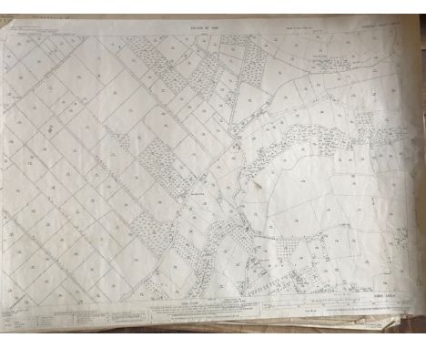 THIRTY 1:2500 ORDNANCE SURVEY MAPS, relating to Bridgwater, Chedzoy, Burlinch, Othery, Washford, Monksilver, Bicknoller, Crow