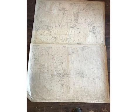 THIRTY 1:2500 ORDNANCE SURVEY MAPS featuring Sherford, George Nympton, Bishop Nympton, Queen Nympton. Marionsleigh, Taunton t